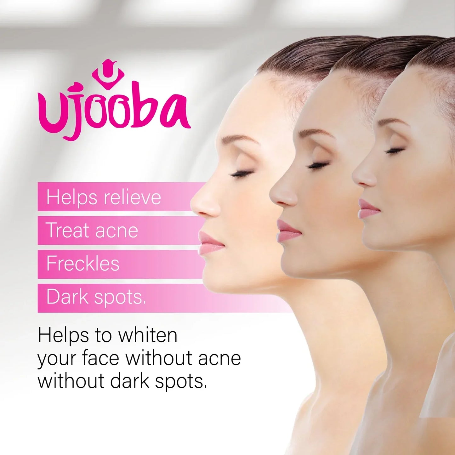 Ujooba 4-in-1 Whitening Cream Combo | Acne & Dark Spot Treatment