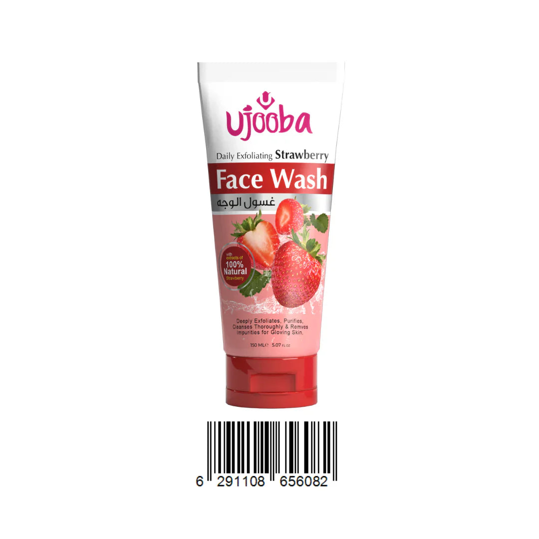 Revitalize your skin with Ujooba Strawberry Face Wash – your daily skincare essential for a fresh, radiant glow.