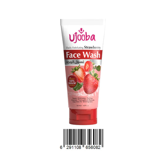 Revitalize your skin with Ujooba Strawberry Face Wash – your daily skincare essential for a fresh, radiant glow.